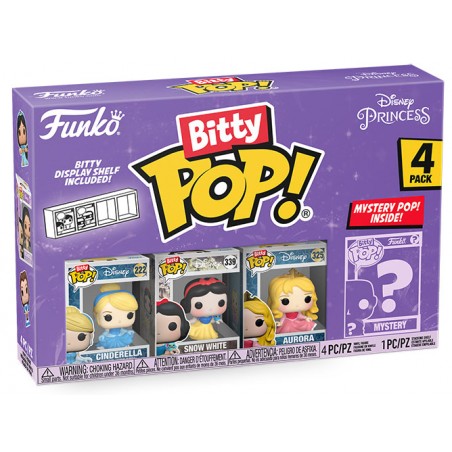 FUNKO BITTY POP! DISNEY PRINCESS 4 PACK CINDERELLA VINYL MINI FIGURE