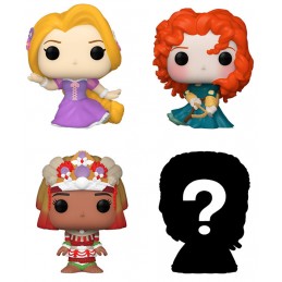 FUNKO FUNKO BITTY POP! DISNEY PRINCESS 4 PACK RAPUNZEL VINYL MINI FIGURE