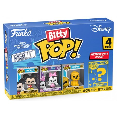 FUNKO BITTY POP! DISNEY 4 PACK MICKEY MOUSE VINYL MINI FIGURE