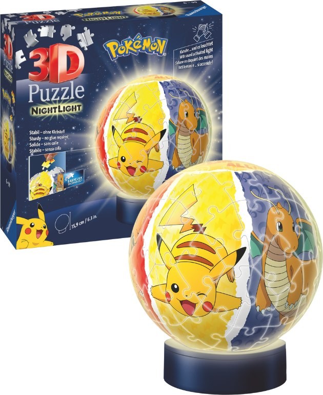 Pokémon puzzle 3D Pokéball: Classic (54 pièces)