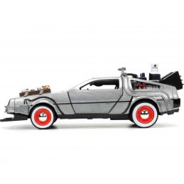 BACK TO THE FUTURE PART III DELOREAN DIE CAST 1/32 MODEL SIMBA TOYS
