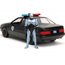 ROBOCOP FORD TAURUS WITH ROBOCOP FIGURE DIE CAST 1/24 MODEL JADA TOYS