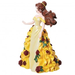 LA BELLA E LA BESTIA BELLE BOTANICALS STATUA FIGURE ENESCO