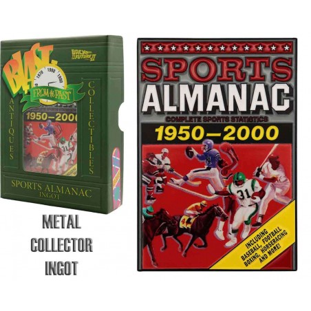 BACK TO THE FUTURE SPORT ALMANAC METAL INGOT