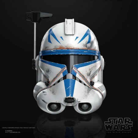 STAR WARS ELECTRONIC HELMET CLONE CAPTAIN REX FULL SCALE CASCO 1/1