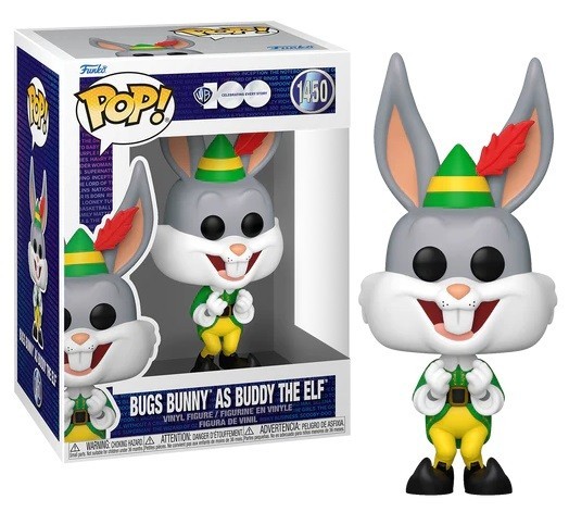 FUNKO FUNKO POP! WARNER BROS 100TH BUGS BUNNY AS BUDDY THE ELF BOBB...