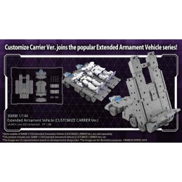 30MM EXTENDED ARMAMENT VEHICLE CUSTOMIZE CARRIER 1/144 MODEL KIT FIGURE BANDAI