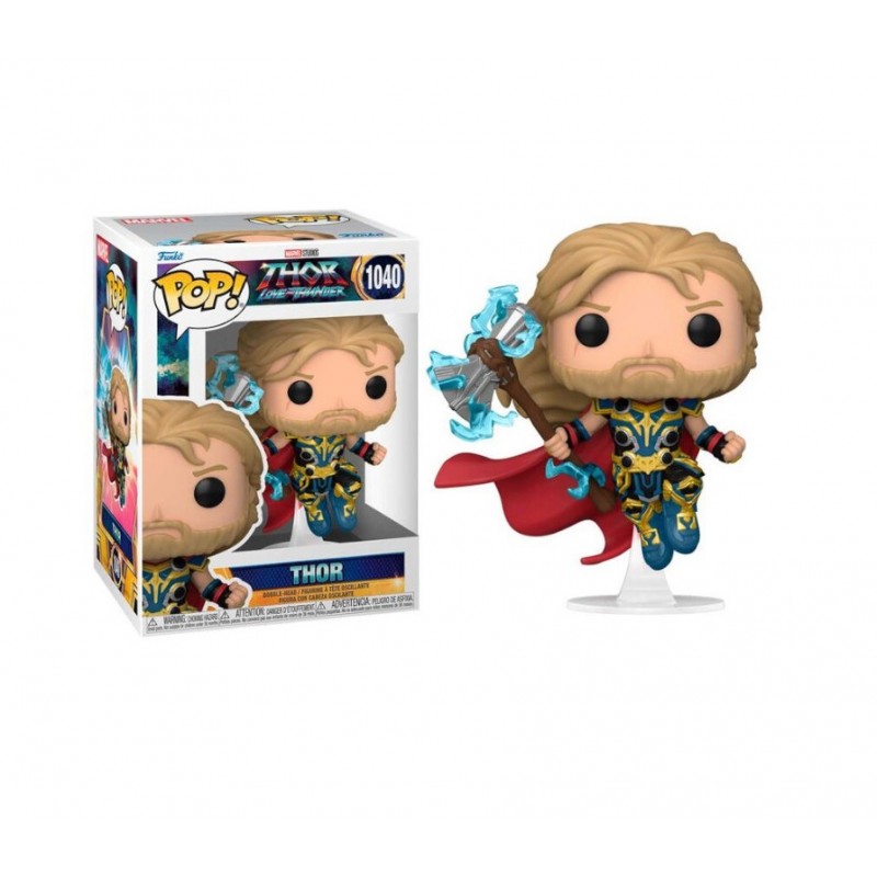 FUNKO FUNKO POP! THOR LOVE AND THUNDER BOBBLE HEAD FIGURE FUNKO FUNKO POP! THOR LOVE AND THUNDER BOBBLE HEAD FIGURE