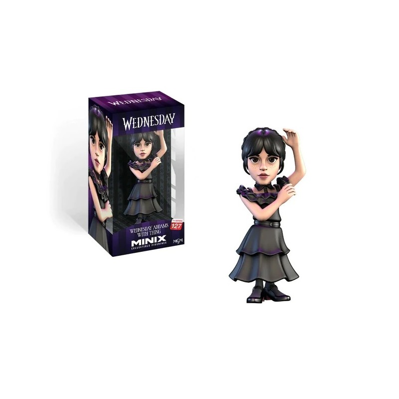 Minix Collectible Figurines - Wednesday Set 4 personaggi 7 cm(4 pz -7 cm)
