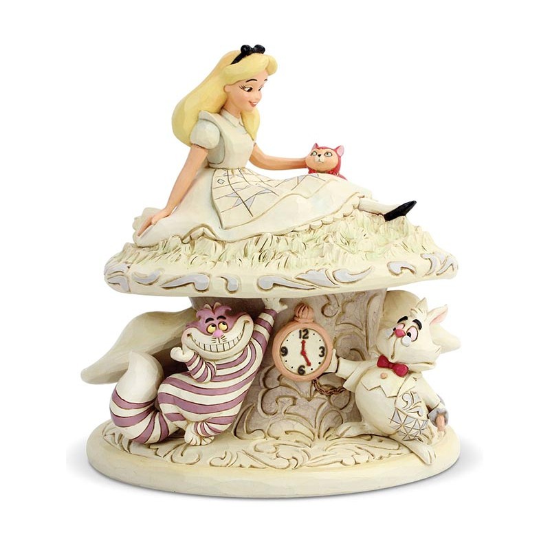 ENESCO DISNEY ALICE IN WONDERLAND AND FRIENDS STATUE RESIN FIGURE