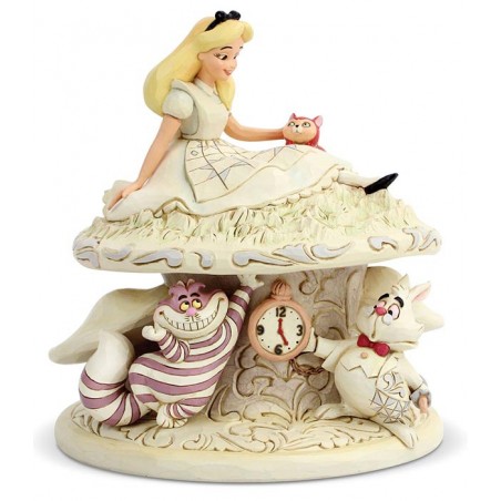 DISNEY ALICE IN WONDERLAND AND FRIENDS STATUE RESIN FIGURE