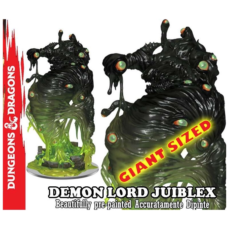 DUNGEONS AND DRAGONS GIANT SIZED DEMON LORD JUIBLEX MINIATURE WIZKIDS