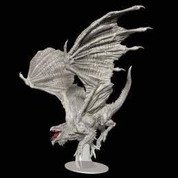 THE ARMY PAINTER DUNGEONS AND DRAGONS NOLZUR'S ADULT WHITE DRAGON MINIATURE