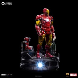 IRON STUDIOS MARVEL COMICS IRON MAN UNLEASHED ART SCALE DELUXE 1/10 STATUE FIGURE