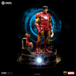 IRON STUDIOS MARVEL COMICS IRON MAN UNLEASHED ART SCALE DELUXE 1/10 STATUE FIGURE