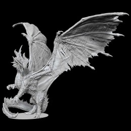 DUNGEONS AND DRAGONS NOLZUR'S GARGANTUAN RED DRAGON FIGURE WIZKIDS