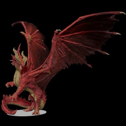 DUNGEONS AND DRAGONS NOLZUR'S GARGANTUAN RED DRAGON FIGURE WIZKIDS