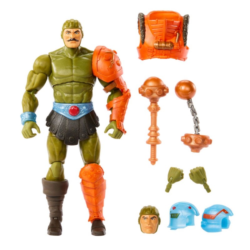 MASTERS OF THE UNIVERSE NEW ETERNIA MAN-AT-ARMS ACTION FIGURE MATTEL