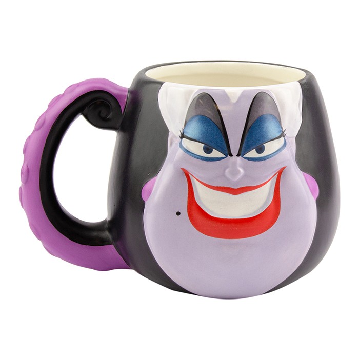 Tre tazze Disney, tazza in ceramica Topolino, la sirenetta