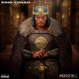 MEZCO TOYS CONAN THE BARBARIAN KING CONAN ONE:12 ACTION FIGURE