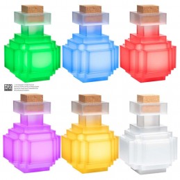 NOBLE COLLECTIONS MINECRAFT ILLUMINATING POTION BOTTLE REPLICA