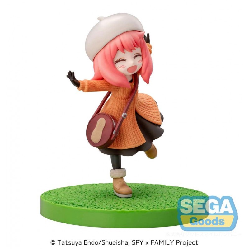 SEGA GOODS SPY X FAMILY LUMINASTA ANYA FORGER FAMILY OOTING 2 STATUE FIGURE