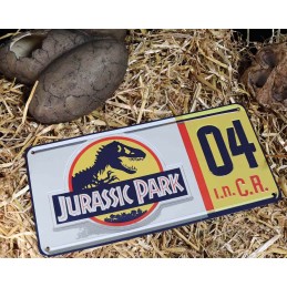 FANATTIK JURASSIC PARK LICENSE PLATE REPLICA