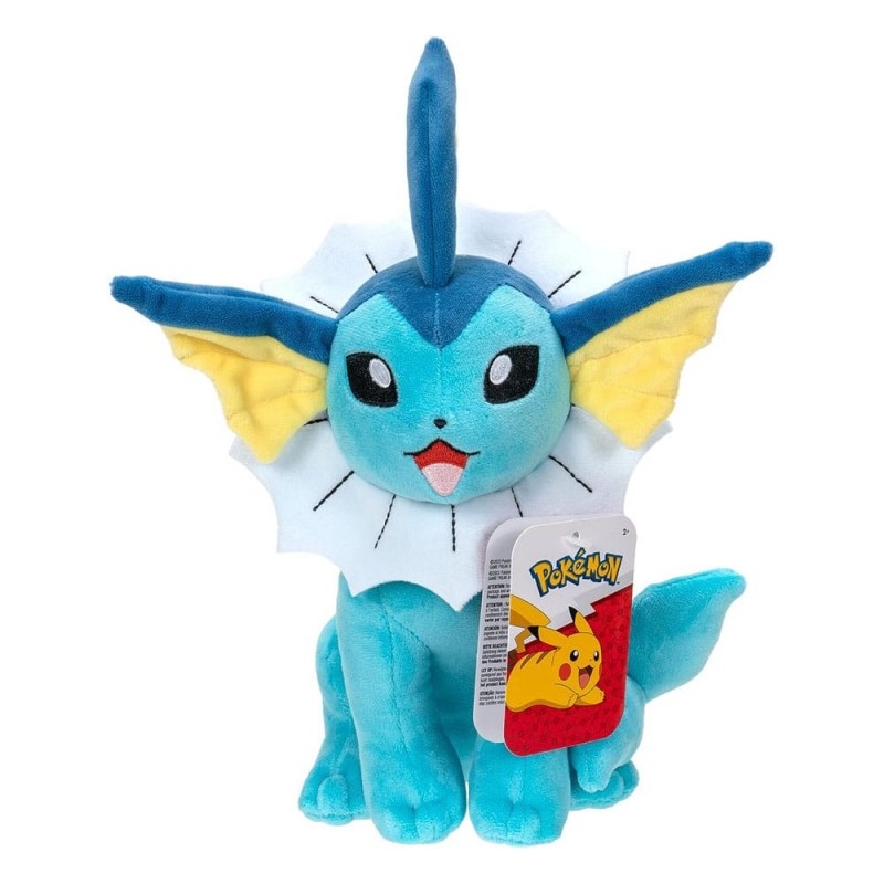 JAZWARES POKEMON VAPOREON 20CM PELUCHE PLUSH FIGURE