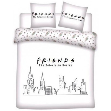FRIENDS DOUBLE DUVET COVER AND PILLOWCASES