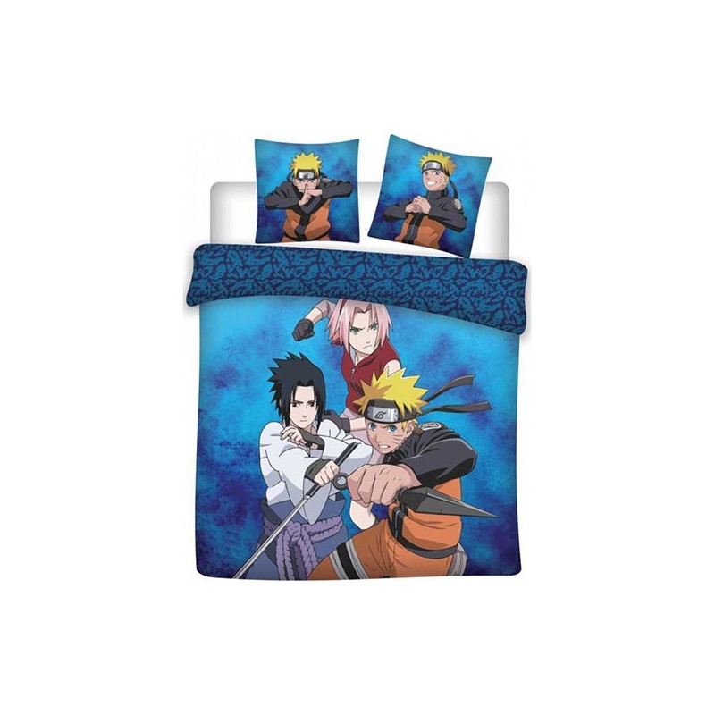 AYMAX NARUTO DOUBLE DUVET COVER AND PILLOWCASES