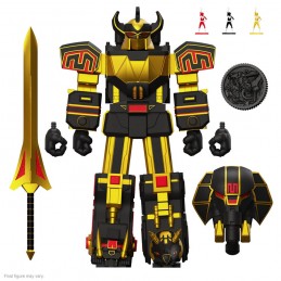 SUPER7 MIGHTY MORPHIN POWER RANGERS ULTIMATES MEGAZORD BLACK & GOLD ACTION FIGURE