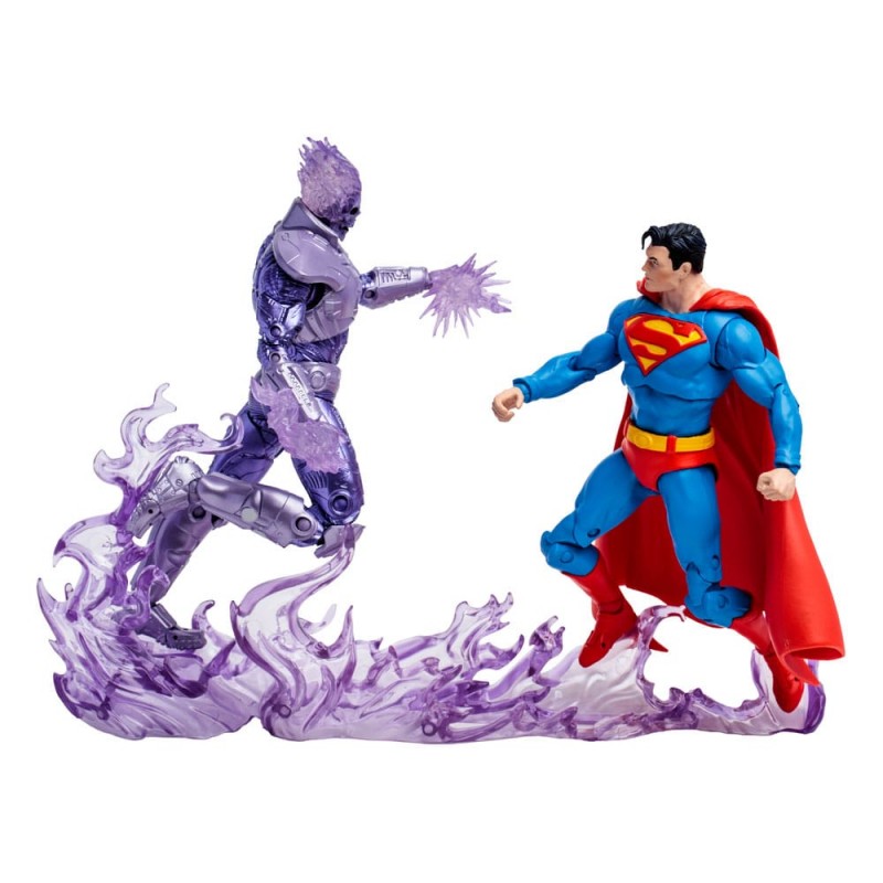 MC FARLANE DC MULTIVERSE ATOMIC SKULL VS SUPERMAN ACTION FIGURE