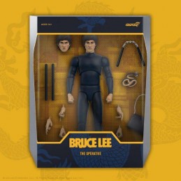BRUCE LEE ULTIMATES THE OPERATIVE ACTION FIGURE SUPER7