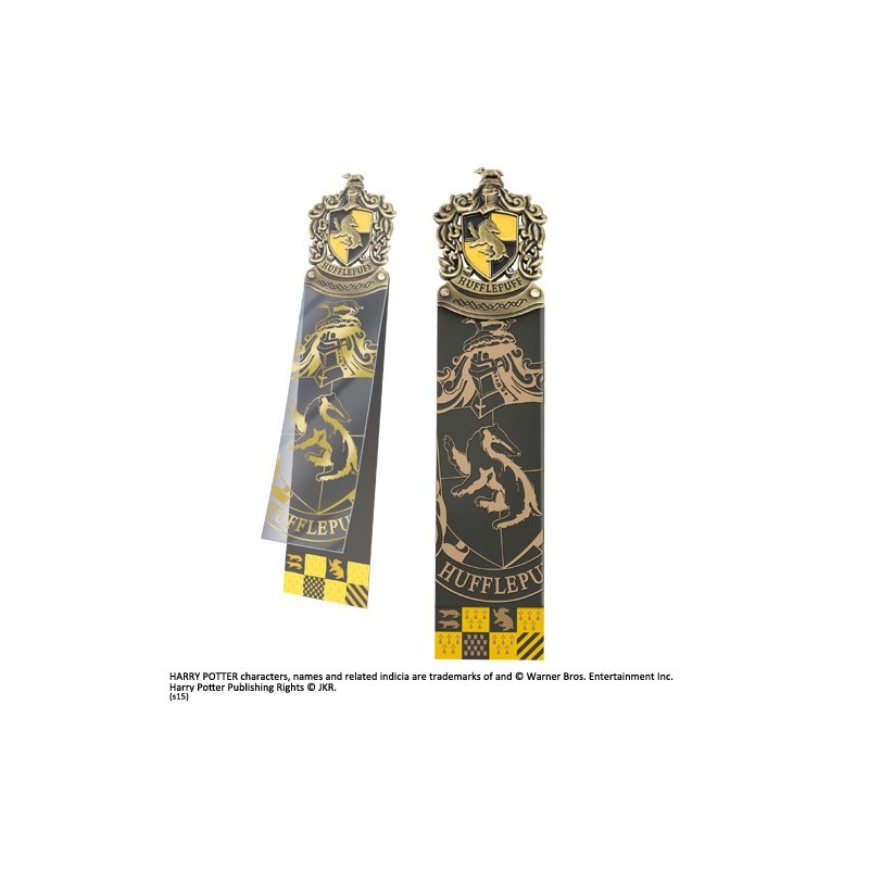 NOBLE COLLECTIONS HARRY POTTER HUFFELPUFF CREST BOOKMARK SEGNALIBRO