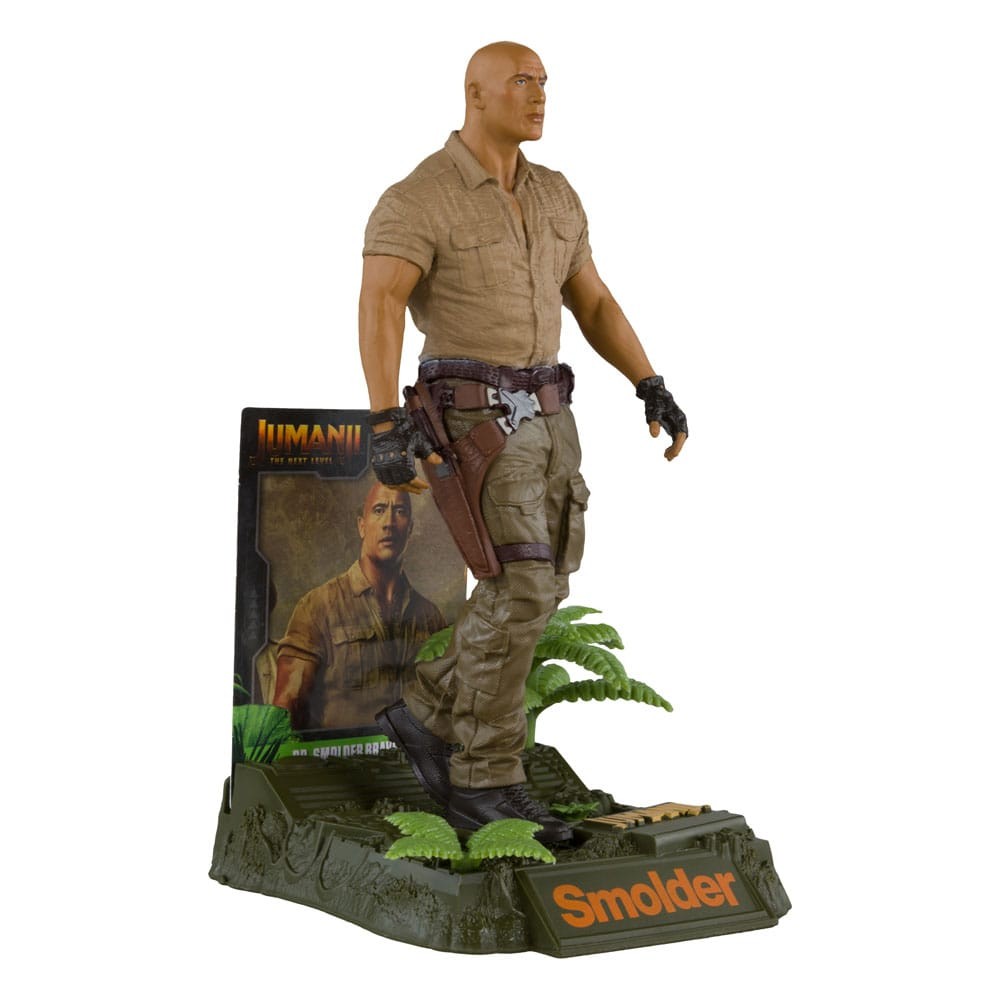 MC FARLANE JUMANJI DR. SMOLDER BRAVESTONE MOVIE MANIACS ACTION FIGURE