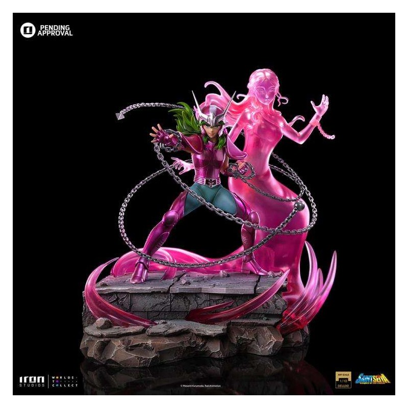 IRON STUDIOS SAINT SEIYA ANDROMEDA SHUN ART SCALE DELUXE 1/10 STATUE FIGURE