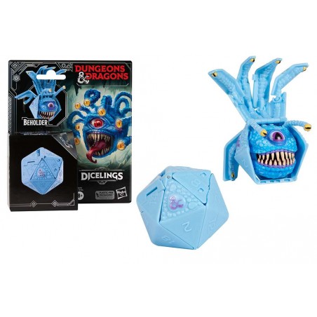 DUNGEONS AND DRAGONS HONOR AMONG THIEVES BLUE BEHOLDER DICELINGS ACTION FIGURE