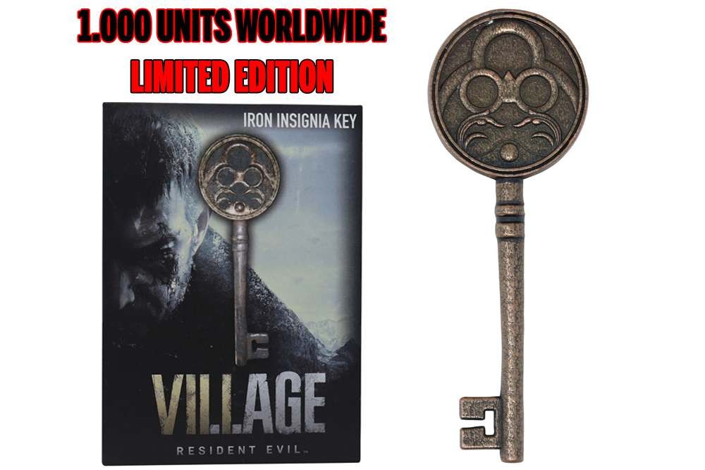 BUY RESIDENT EVIL 8 VILLAGE IRON INSIGNIA KEY REPLICA FANATTIK