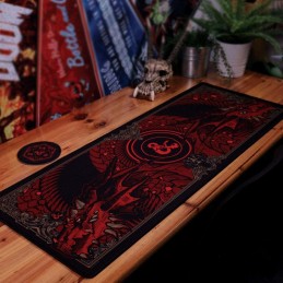 FANATTIK DUNGEONS AND DRAGONS XL DESK MAT AND COASTER