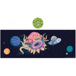 FANATTIK RICK AND MORTY XL DESK MAT AND COASTER