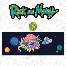 FANATTIK RICK AND MORTY XL DESK MAT AND COASTER