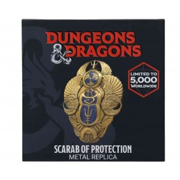 FANATTIK DUNGEONS AND DRAGONS SCARAB OF PROTECTION METAL REPLICA