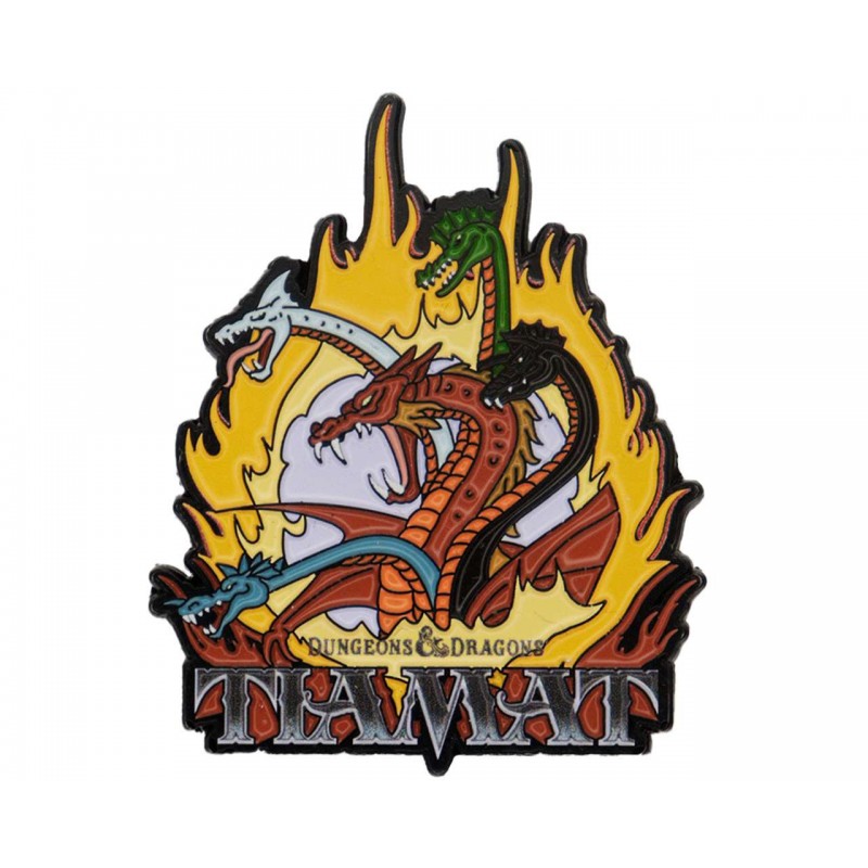 FANATTIK DUNGEONS AND DRAGONS THE CARTOON 40TH ANNIVERSARY TIAMAT PIN BADGE