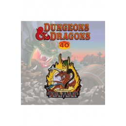 FANATTIK DUNGEONS AND DRAGONS THE CARTOON 40TH ANNIVERSARY TIAMAT PIN BADGE