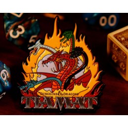 FANATTIK DUNGEONS AND DRAGONS THE CARTOON 40TH ANNIVERSARY TIAMAT PIN BADGE