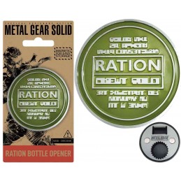 METAL GEAR SOLID RATION BOTTLE OPENER APRIBOTTIGLIE FANATTIK