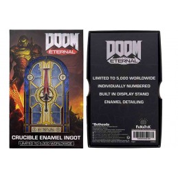 DOOM ETERNAL CRUCIBLE ENAMEL INGOT STAINED GLASS REPLICA LINGOTTO FANATTIK