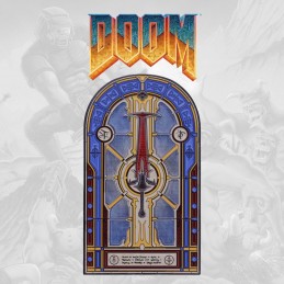 DOOM ETERNAL CRUCIBLE ENAMEL INGOT STAINED GLASS REPLICA LINGOTTO FANATTIK