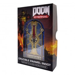 DOOM ETERNAL CRUCIBLE ENAMEL INGOT STAINED GLASS REPLICA LINGOTTO FANATTIK