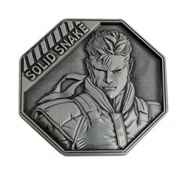 METAL GEAR SOLID LIMITED EDITION SOLID SNAKE COLLECTIBLE COIN MONETA DA COLLEZIONE FANATTIK